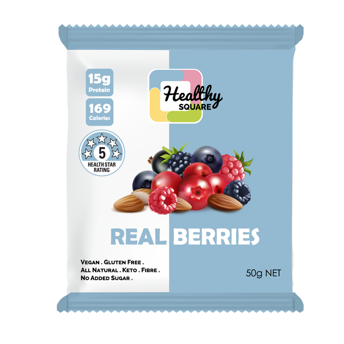 Healthy Square Real Berries